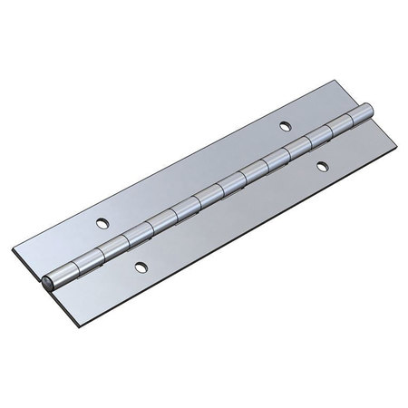 TACO MARINE TACO Marine H14-0114A72-1 Annealed Stainless Steel Piano Hinge 1-1/4"W x .040" AWG x 72"L Ret. Pkg. H14-0114A72-1